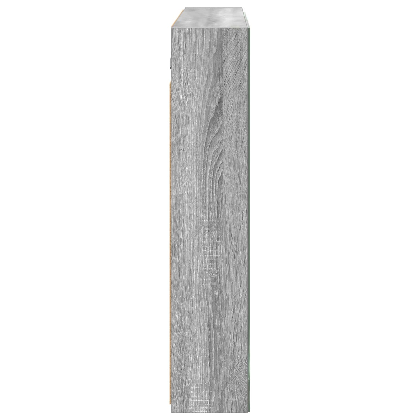 Bathroom Mirror Cabinet Grey Sonoma 100 x 14.5 x 70 cm