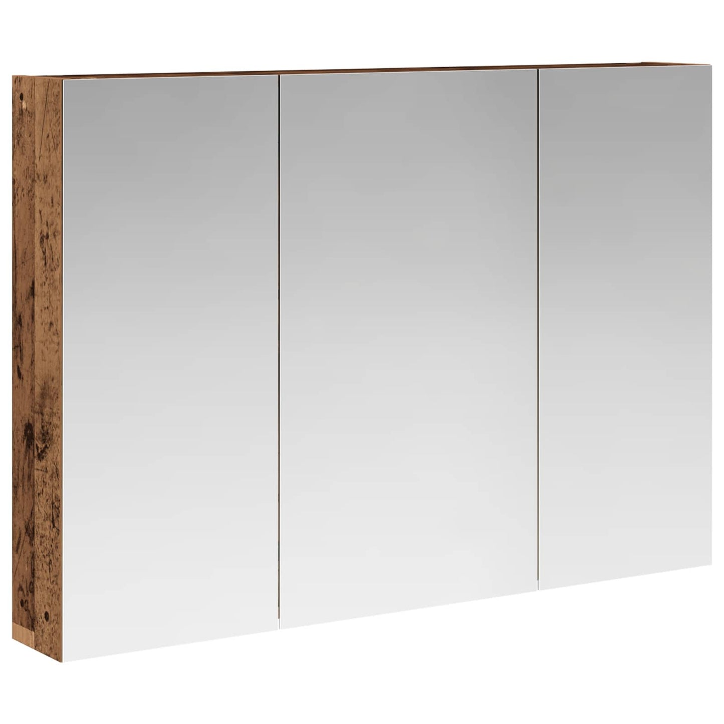 Bathroom Mirror Cabinet Old Wood 100 x 14.5 x 70 cm