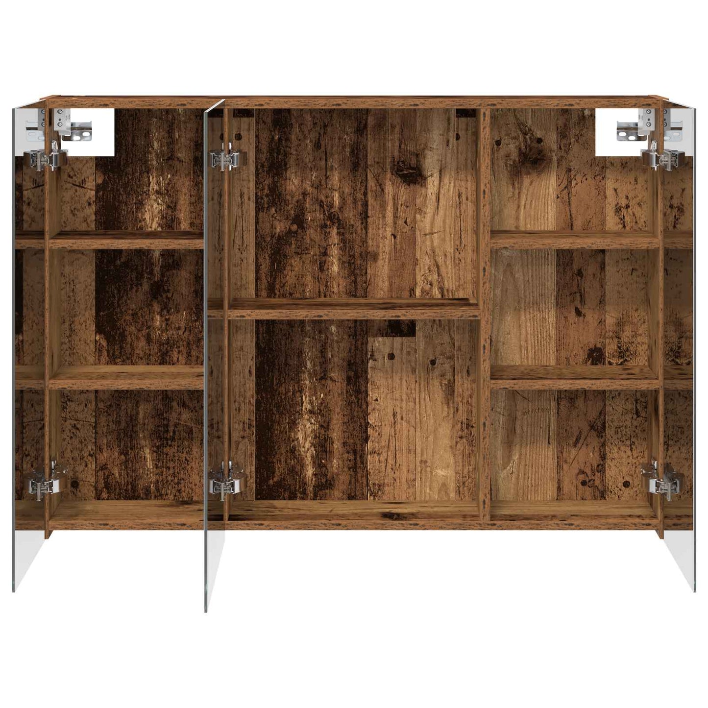 Bathroom Mirror Cabinet Old Wood 100 x 14.5 x 70 cm