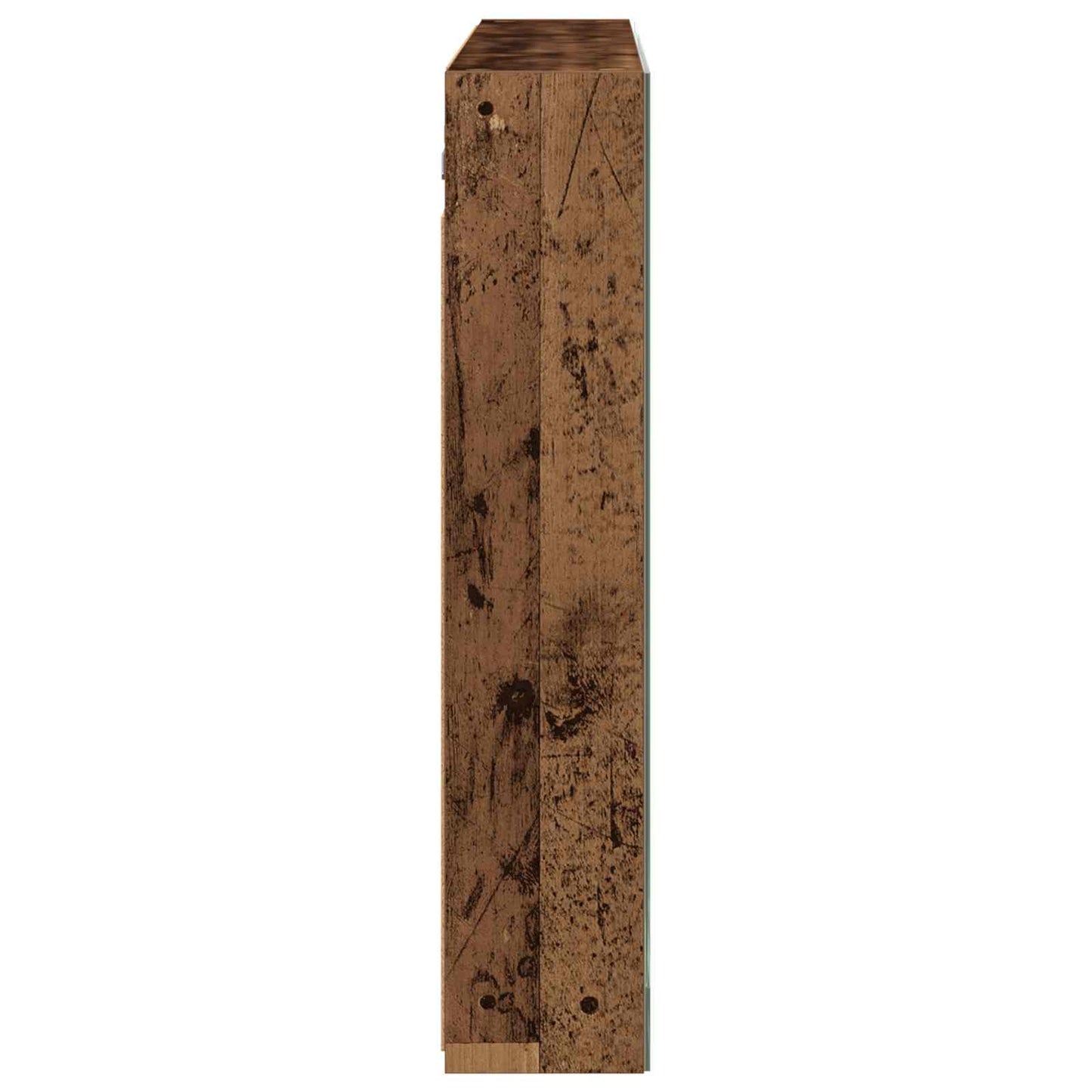 Bathroom Mirror Cabinet Old Wood 100 x 14.5 x 70 cm