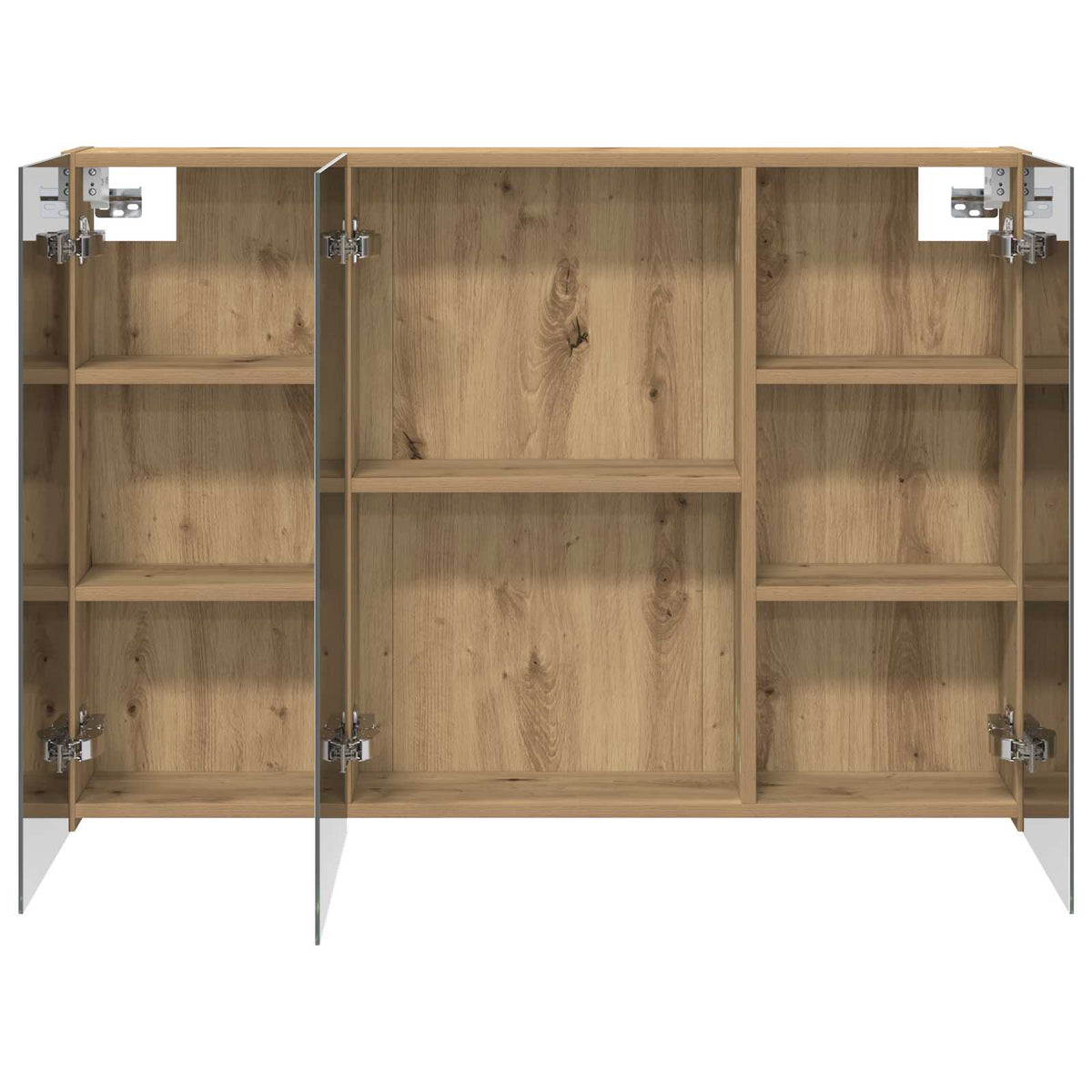 Bathroom Mirror Cabinet Artisan Oak 100 x 14.5 x 70 cm