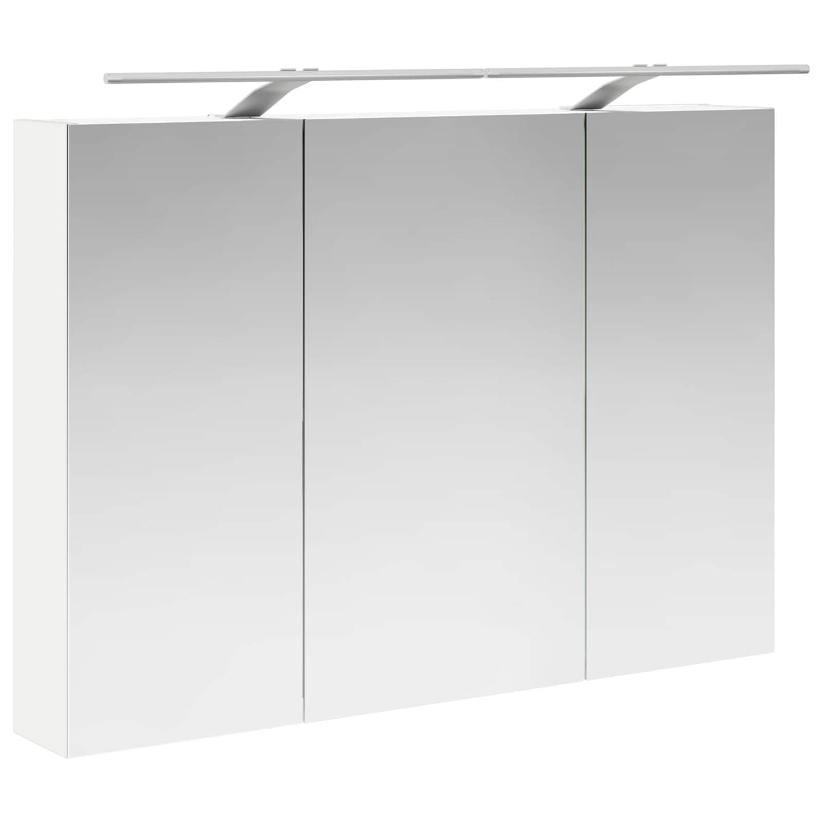 Bathroom Mirror Cabinet White 100 x 14.5 x 70 cm
