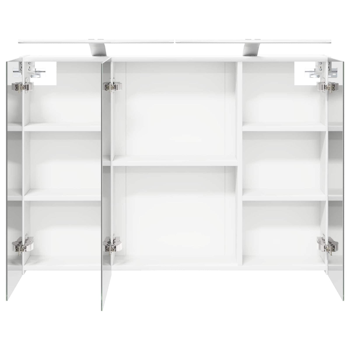 Bathroom Mirror Cabinet White 100 x 14.5 x 70 cm