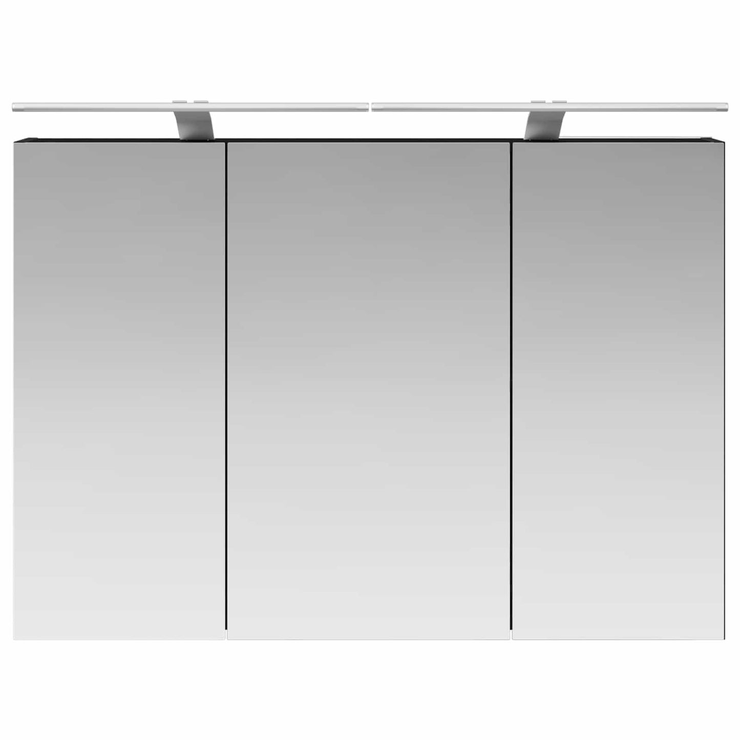 Bathroom Mirror Cabinet Black Oak 100 x 14.5 x 70 cm