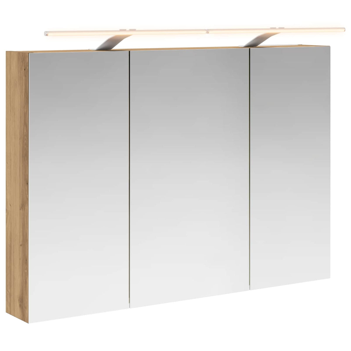 Bathroom Mirror Cabinet Artisan Oak 100 x 14.5 x 70 cm