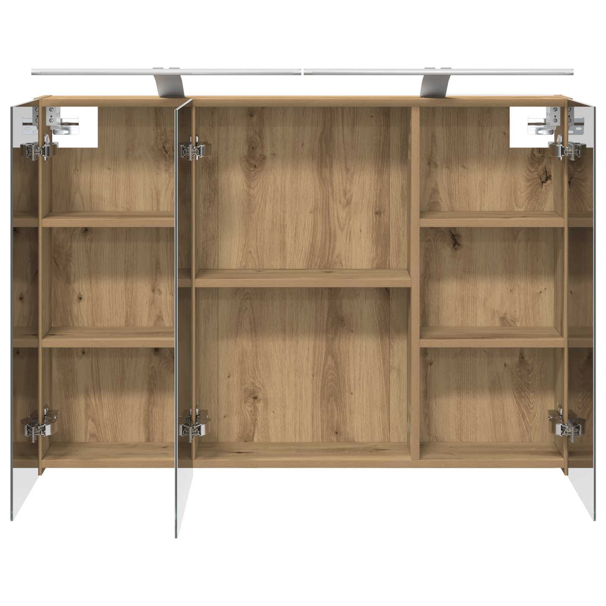 Bathroom Mirror Cabinet Artisan Oak 100 x 14.5 x 70 cm