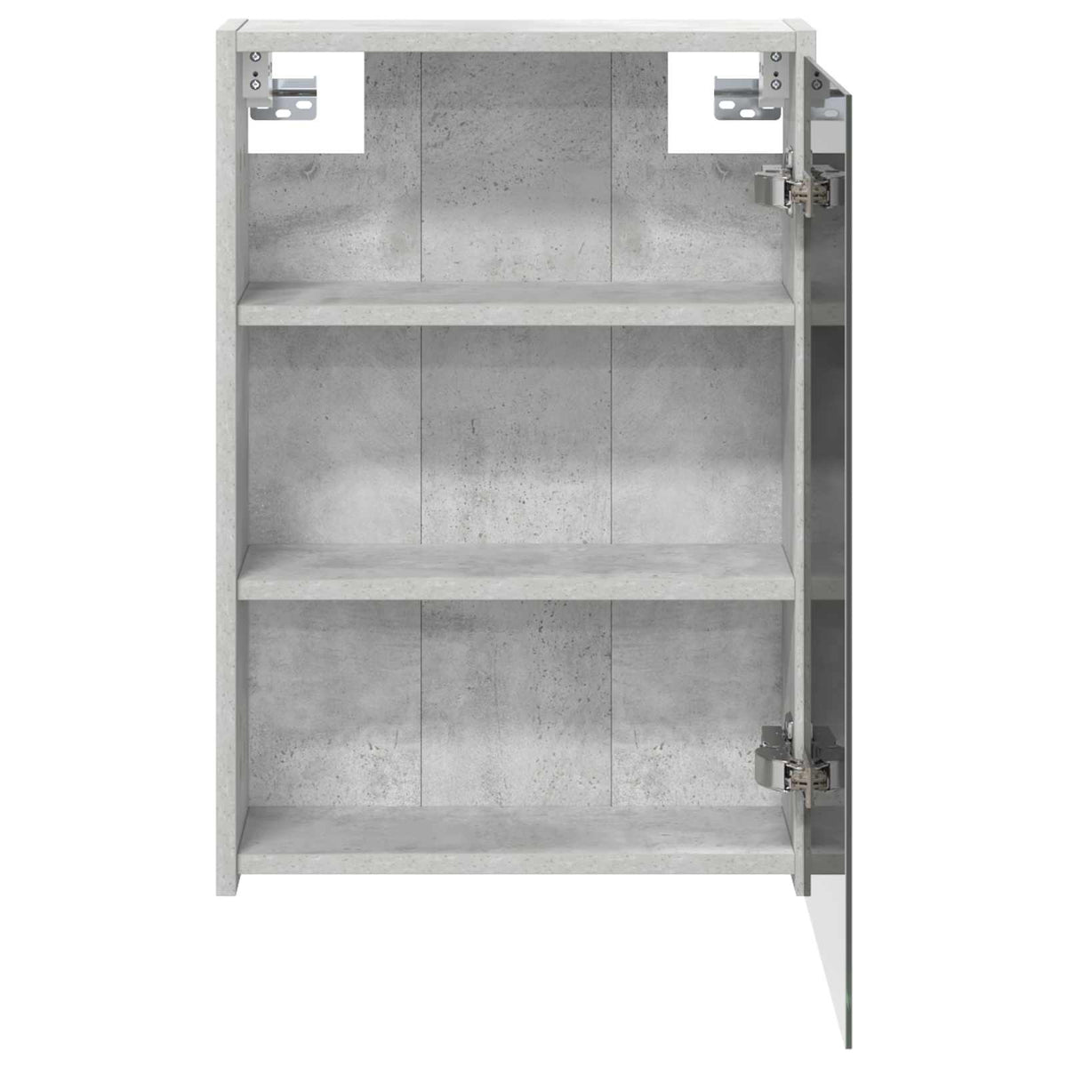 Bathroom Mirror Cabinet Concrete Grey 43 x 16 x 62.5 cm