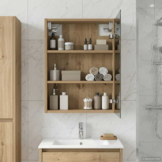 Bathroom Mirror Cabinet Artisan Oak 43 x 16 x 62.5 cm
