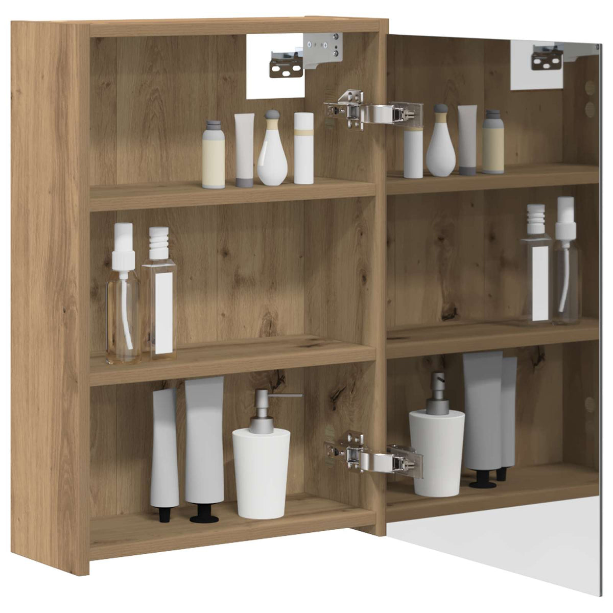Bathroom Mirror Cabinet Artisan Oak 43 x 16 x 62.5 cm