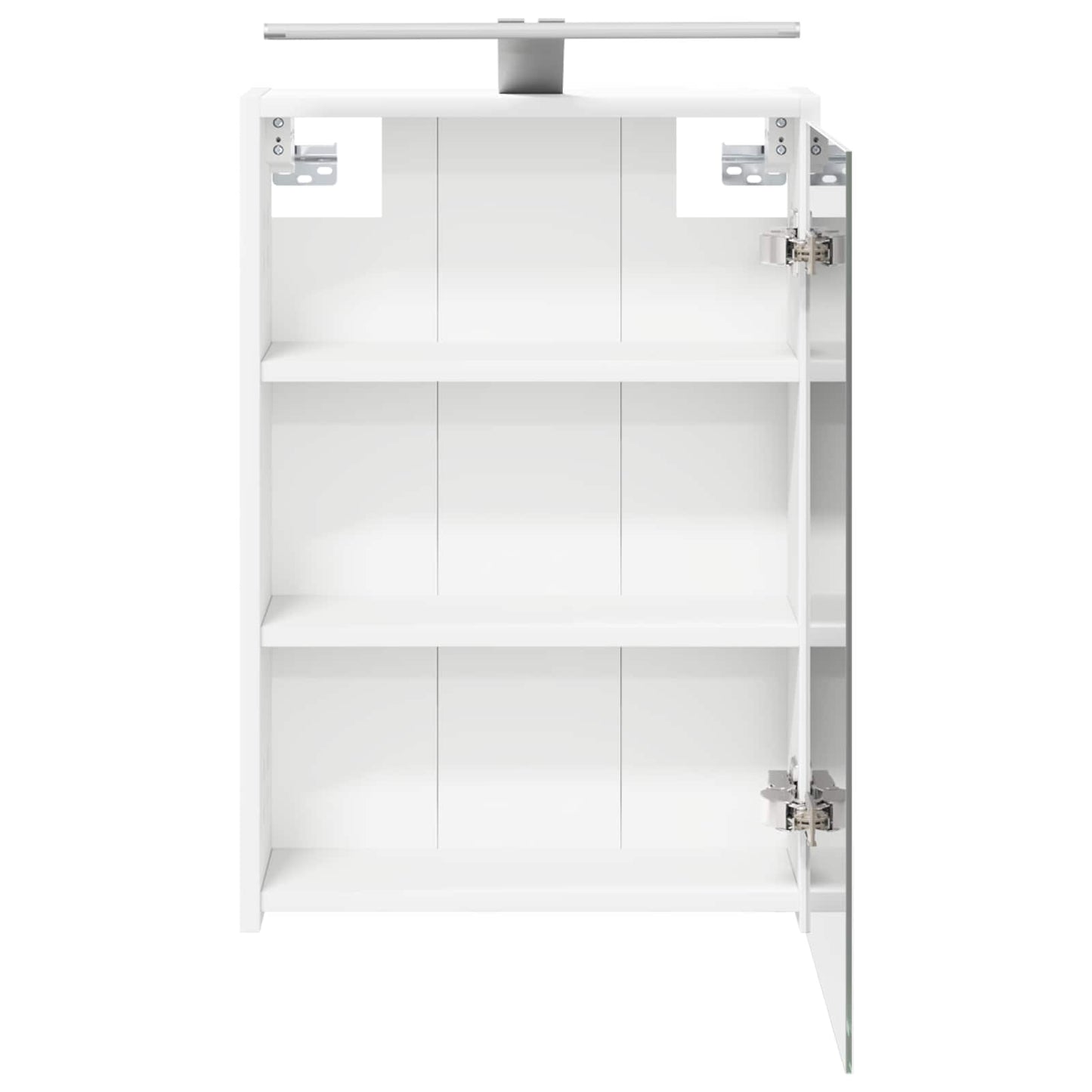 Bathroom Mirror Cabinet White 43 x 16 x 62.5 cm Engineered wood