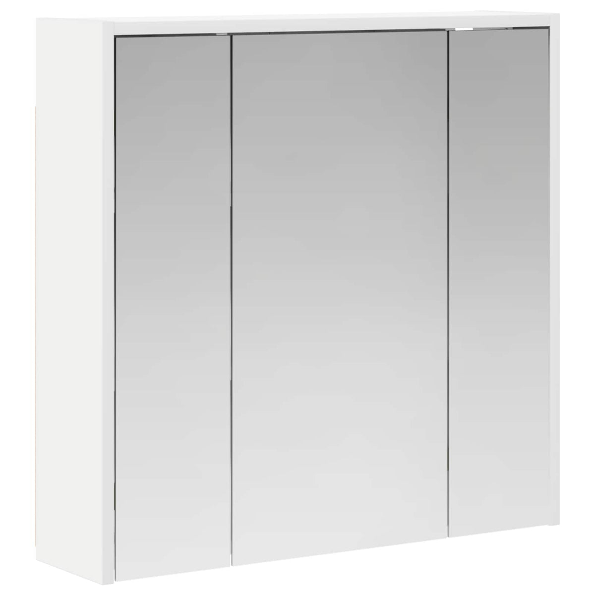 Bathroom Mirror Cabinet White 63.5 x 16 x 62.5 cm
