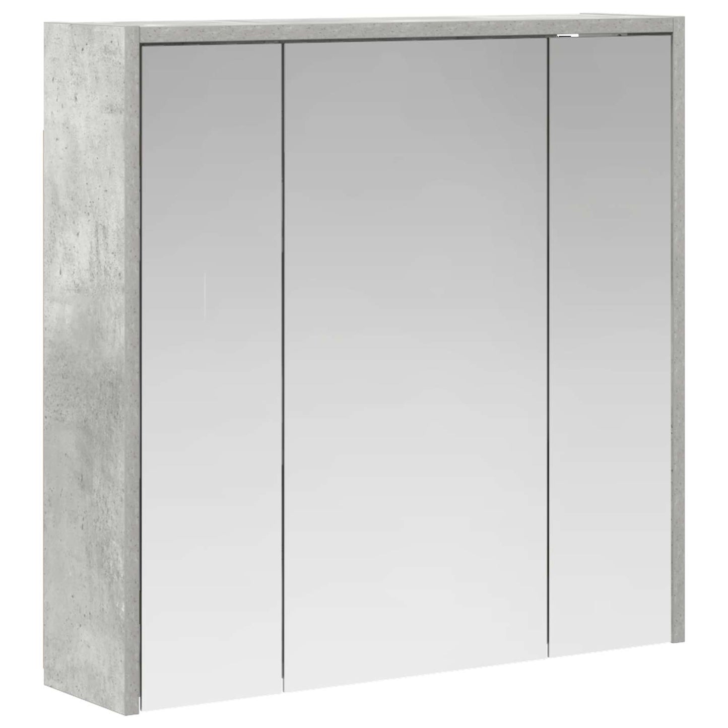 Bathroom Mirror Cabinet Concrete Grey 63.5 x 16 x 62.5 cm