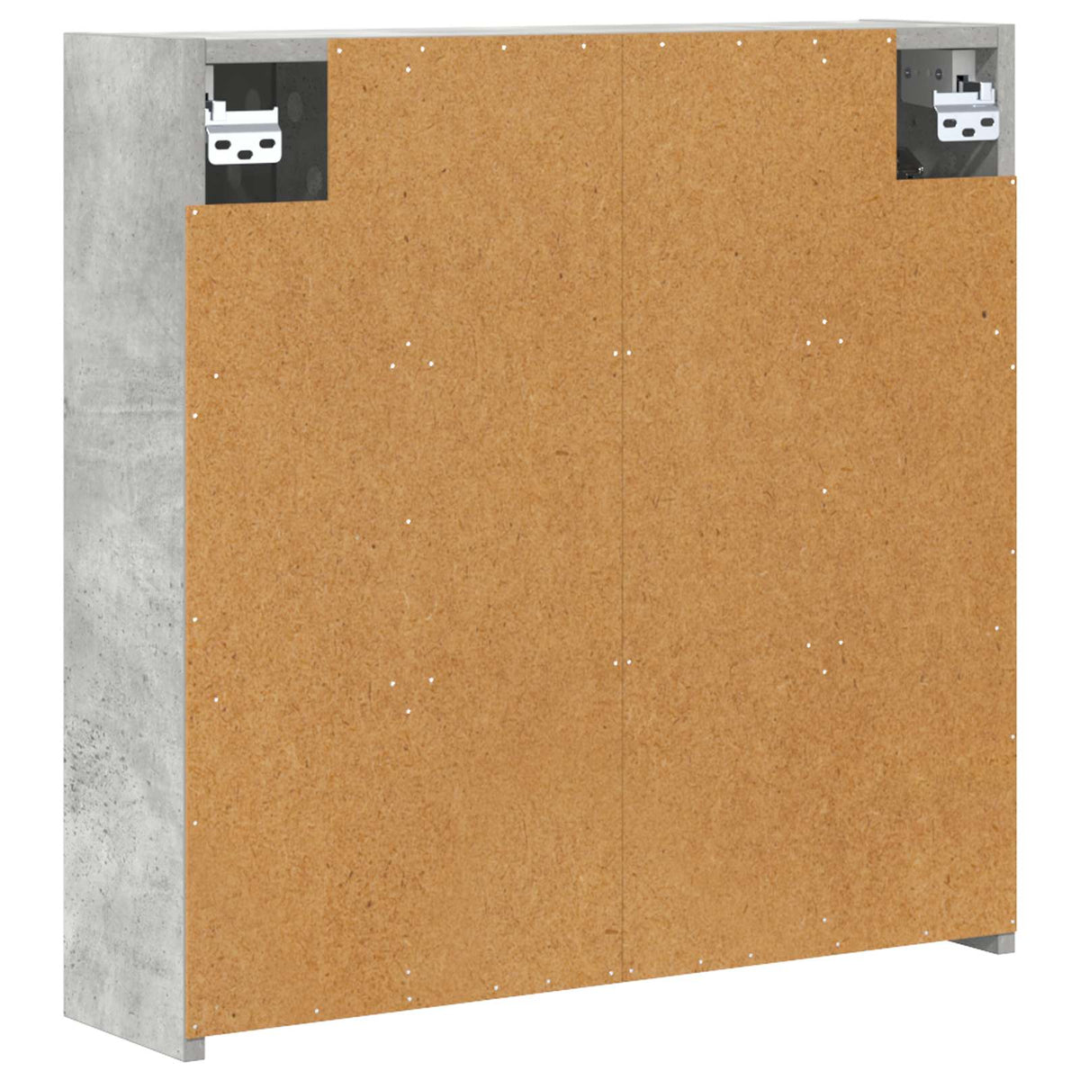 Bathroom Mirror Cabinet Concrete Grey 63.5 x 16 x 62.5 cm