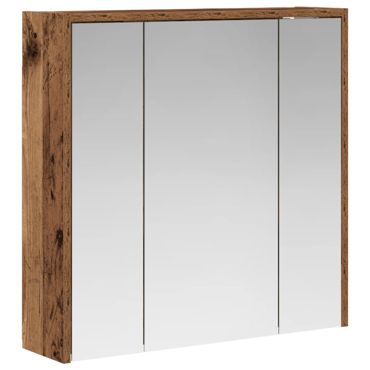 Bathroom Mirror Cabinet Old Wood 63.5 x 16 x 62.5 cm