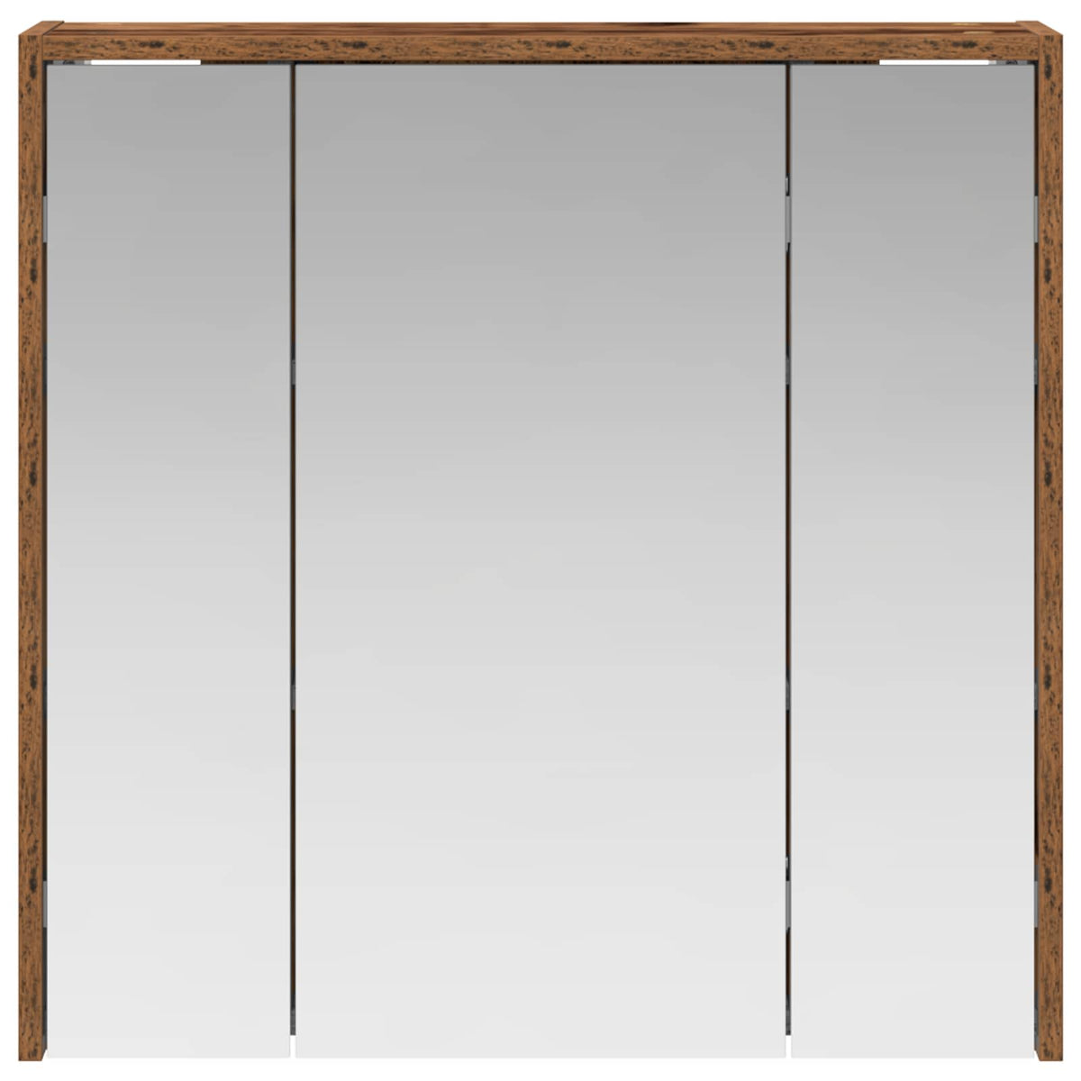 Bathroom Mirror Cabinet Old Wood 63.5 x 16 x 62.5 cm
