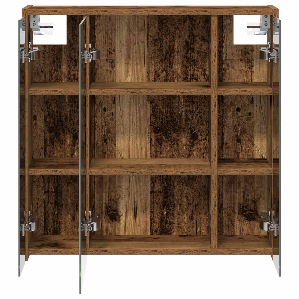 Bathroom Mirror Cabinet Old Wood 63.5 x 16 x 62.5 cm