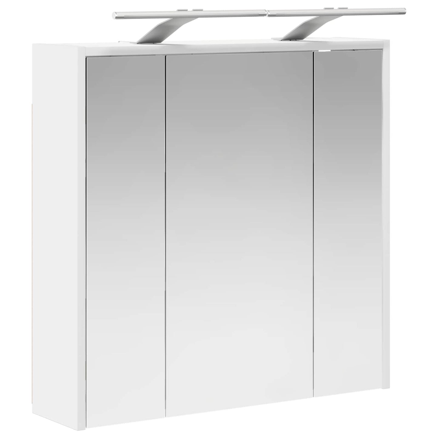 Bathroom Mirror Cabinet White 63.5 x 16 x 62.5 cm