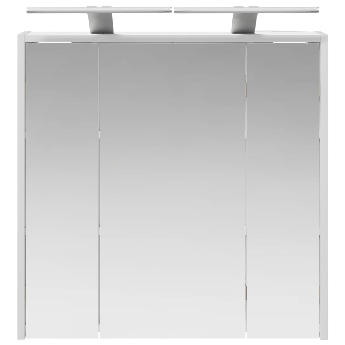 Bathroom Mirror Cabinet White 63.5 x 16 x 62.5 cm
