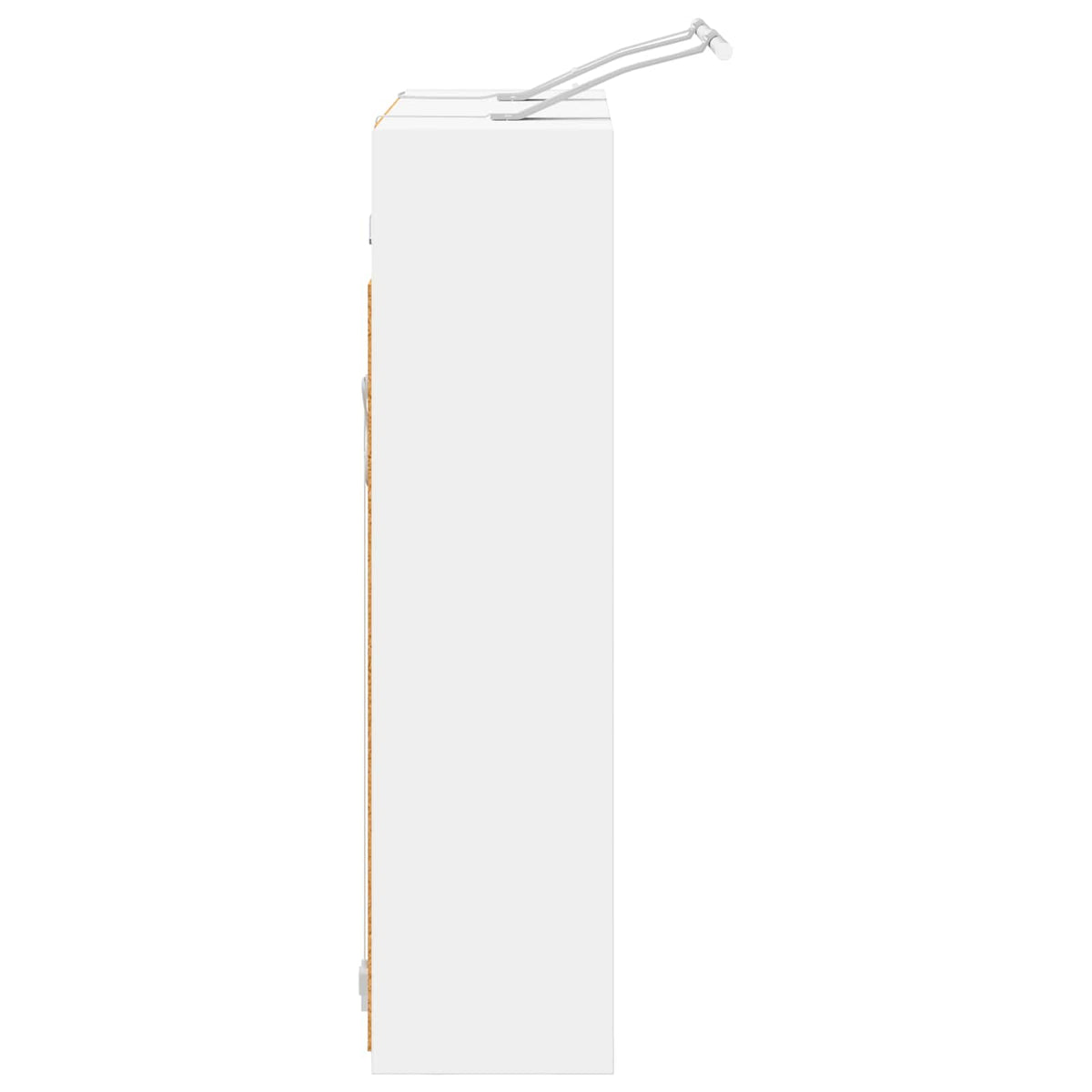 Bathroom Mirror Cabinet White 63.5 x 16 x 62.5 cm