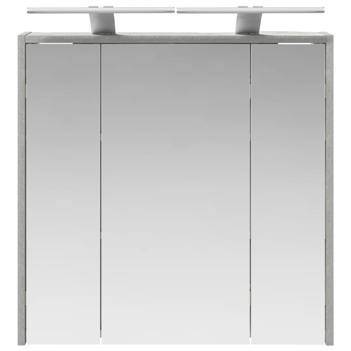 Bathroom Mirror Cabinet Concrete Grey 63.5 x 16 x 62.5 cm