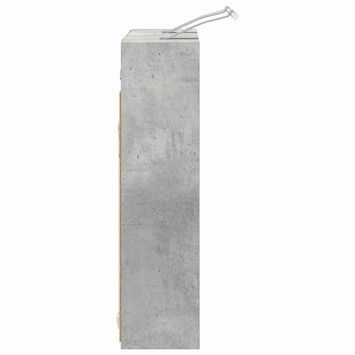 Bathroom Mirror Cabinet Concrete Grey 63.5 x 16 x 62.5 cm