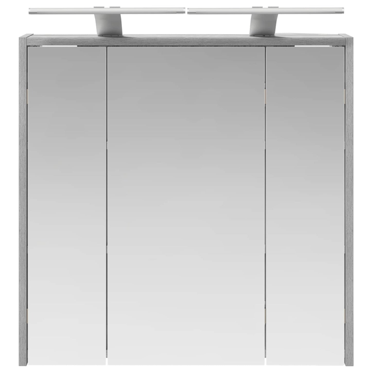 Bathroom Mirror Cabinet Grey Sonoma 63.5 x 16 x 62.5 cm