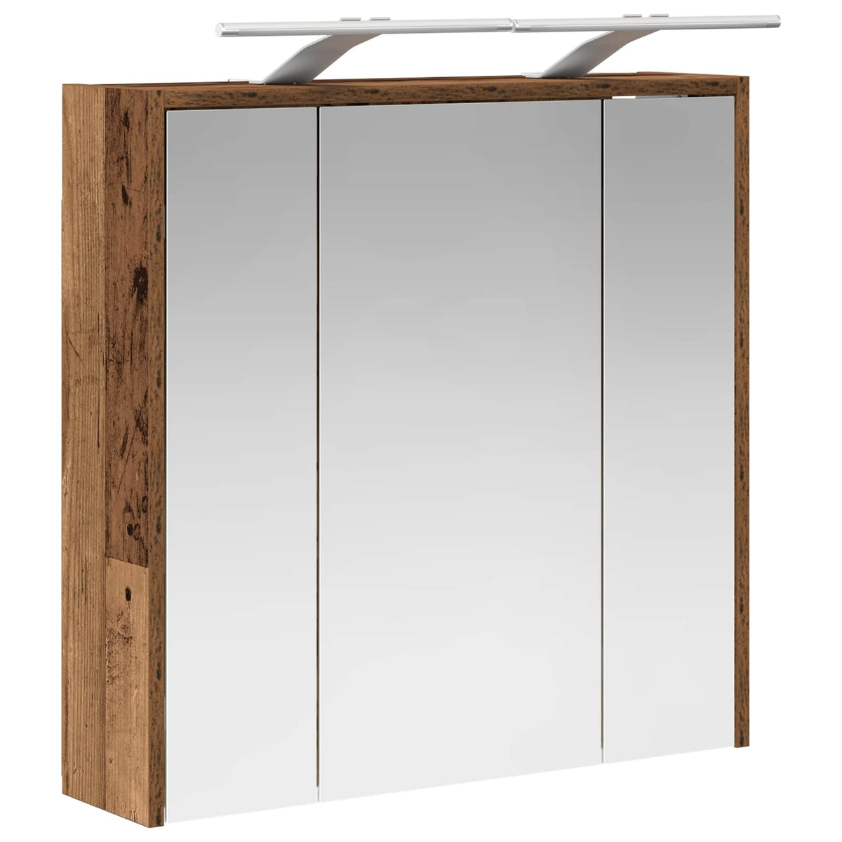 Bathroom Mirror Cabinet Old Wood 63.5 x 16 x 62.5 cm