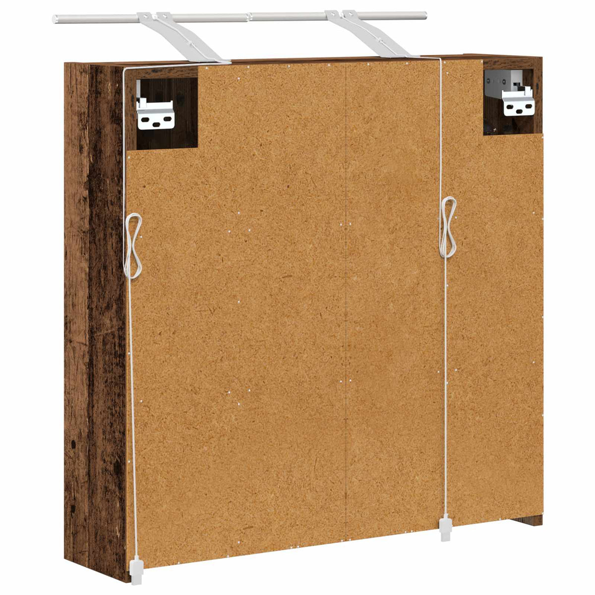 Bathroom Mirror Cabinet Old Wood 63.5 x 16 x 62.5 cm
