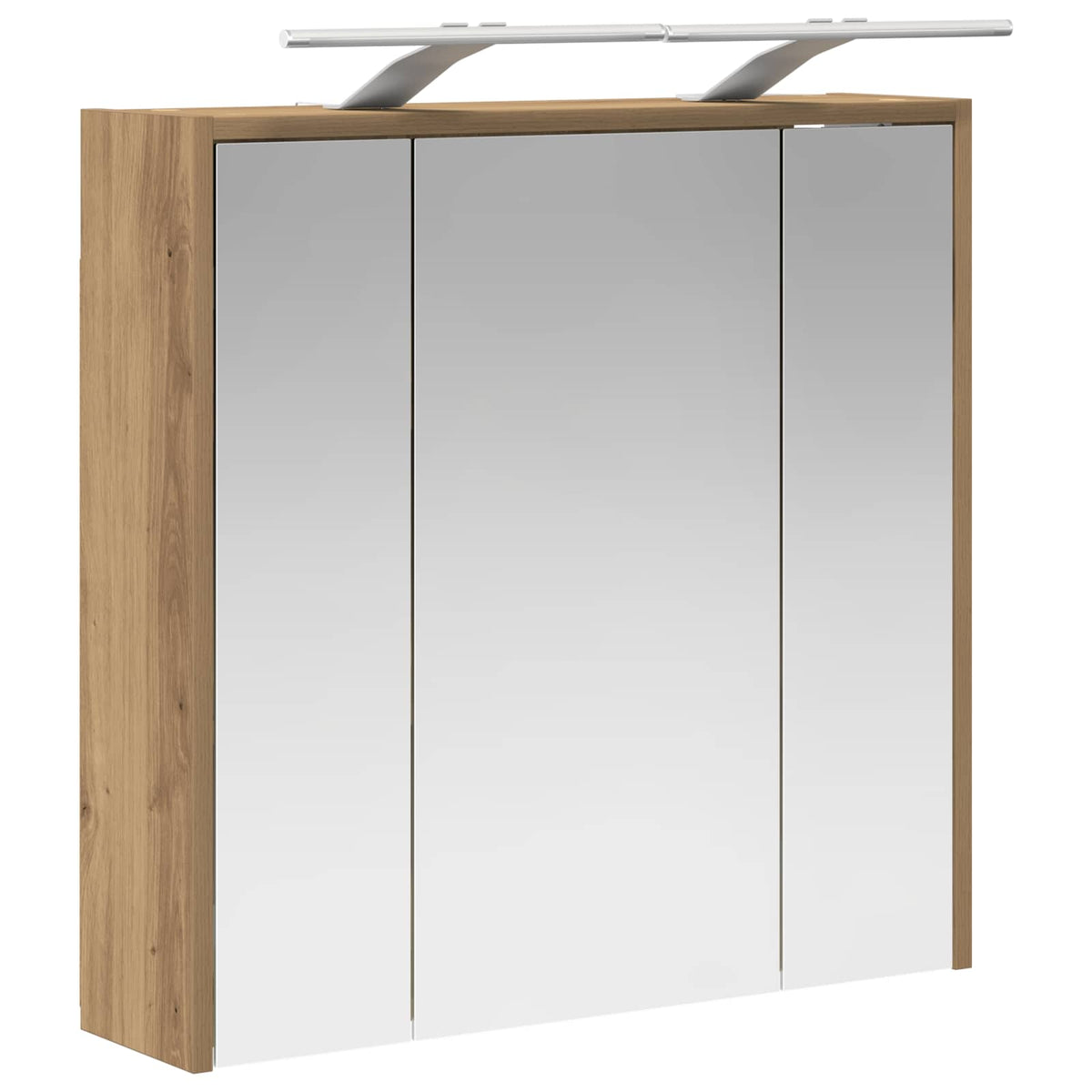 Bathroom Mirror Cabinet Artisian Oak 63.5 x 16 x 62.5 cm