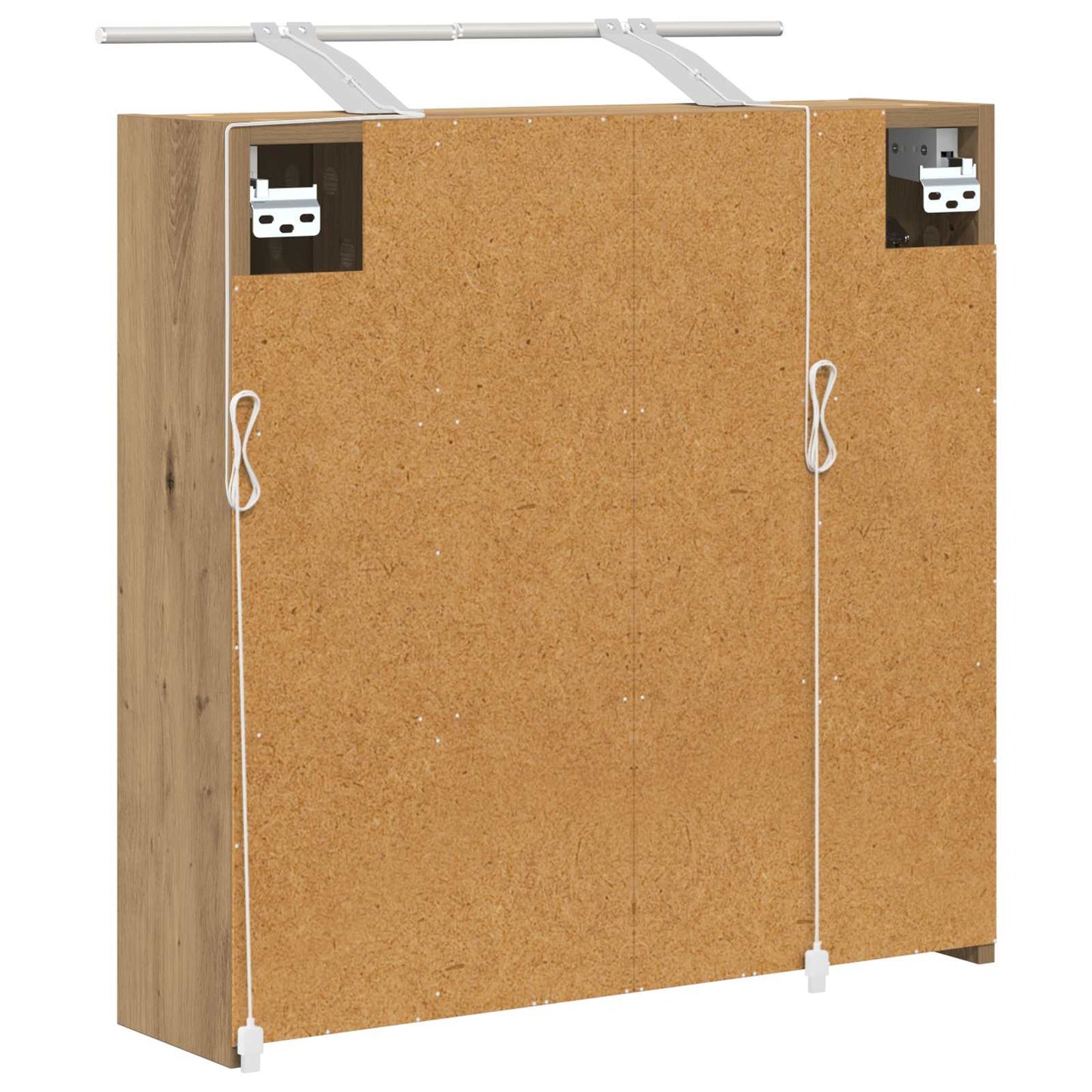 Bathroom Mirror Cabinet Artisian Oak 63.5 x 16 x 62.5 cm