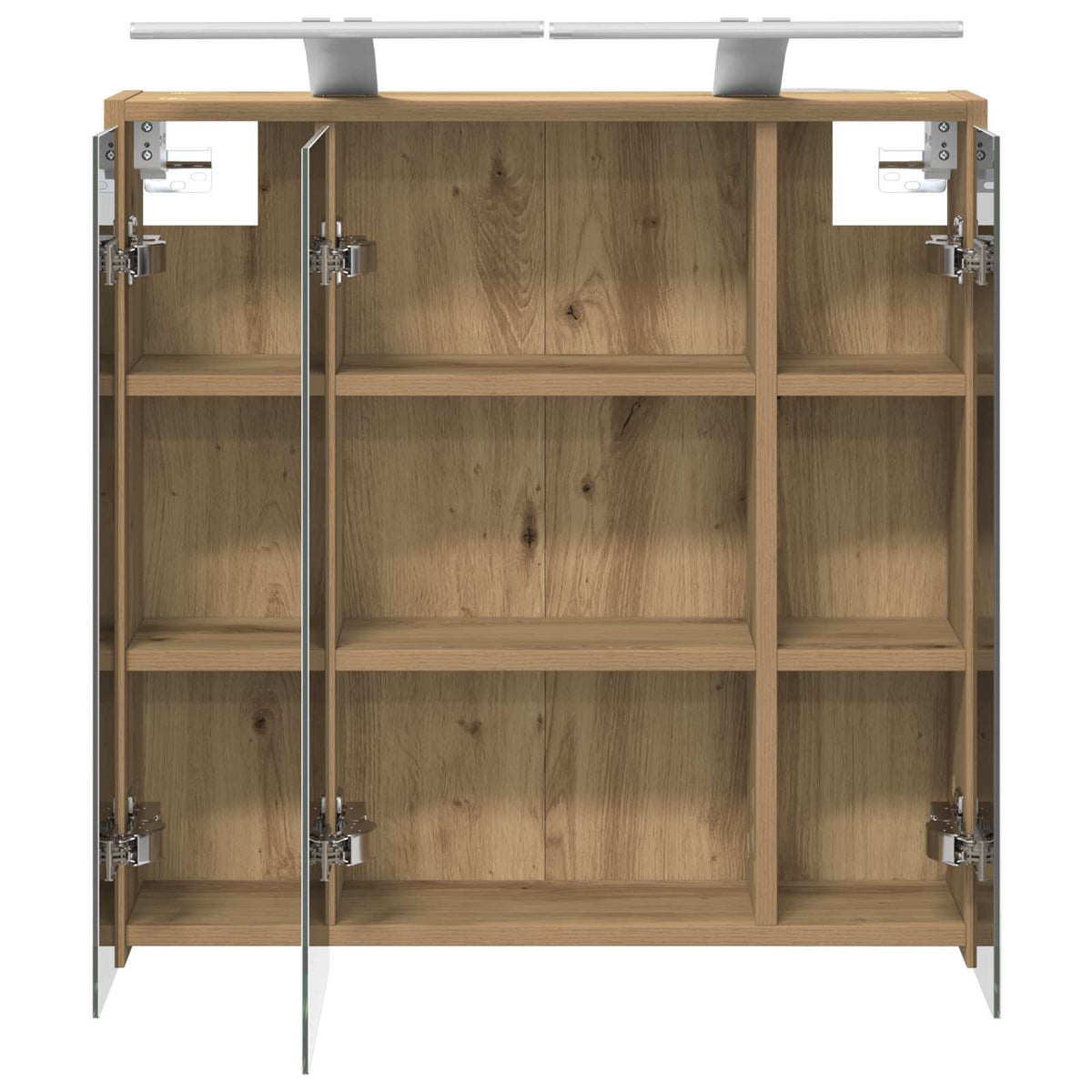 Bathroom Mirror Cabinet Artisian Oak 63.5 x 16 x 62.5 cm