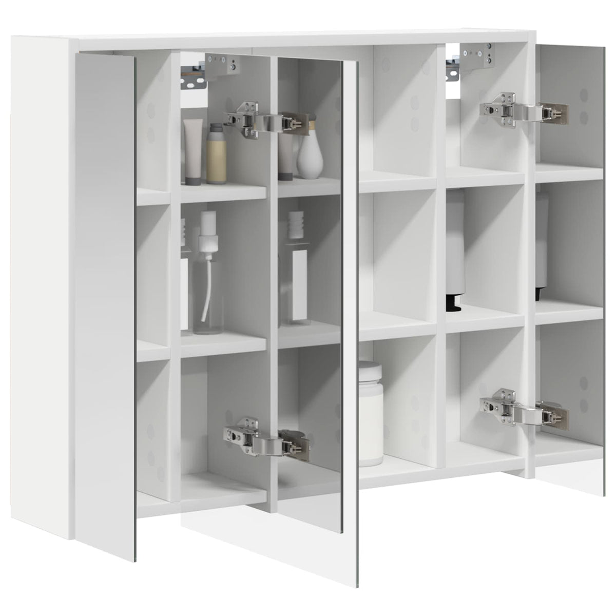 Bathroom Mirror Cabinet White 73.5 x 16 x 62.5 cm