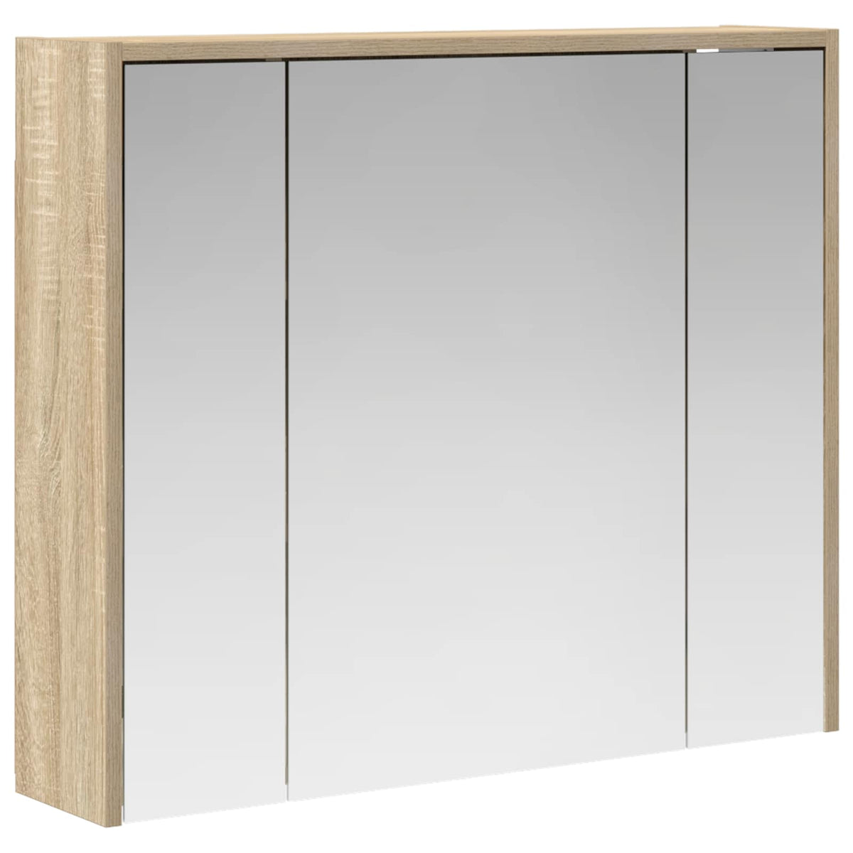 Bathroom Mirror Cabinet Sonoma Oak 73.5 x 16 x 62.5 cm