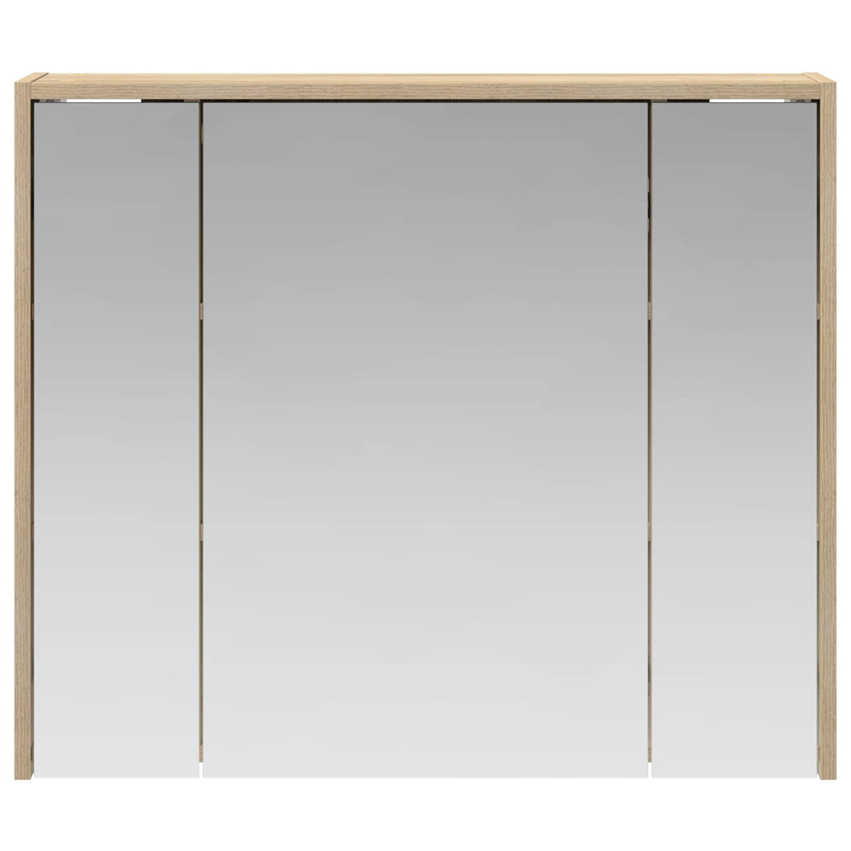 Bathroom Mirror Cabinet Sonoma Oak 73.5 x 16 x 62.5 cm