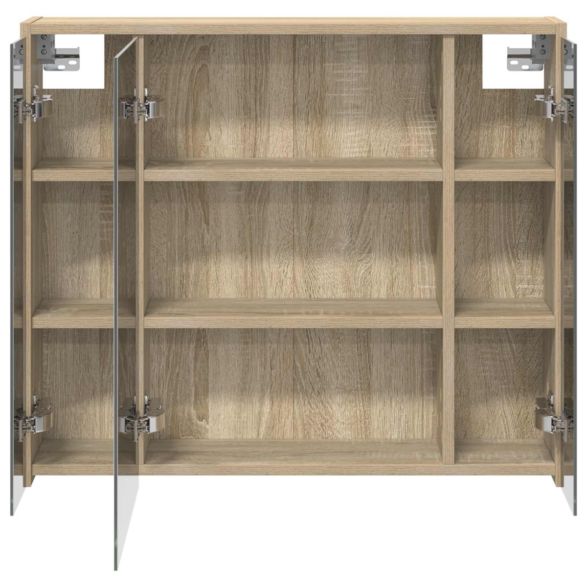 Bathroom Mirror Cabinet Sonoma Oak 73.5 x 16 x 62.5 cm