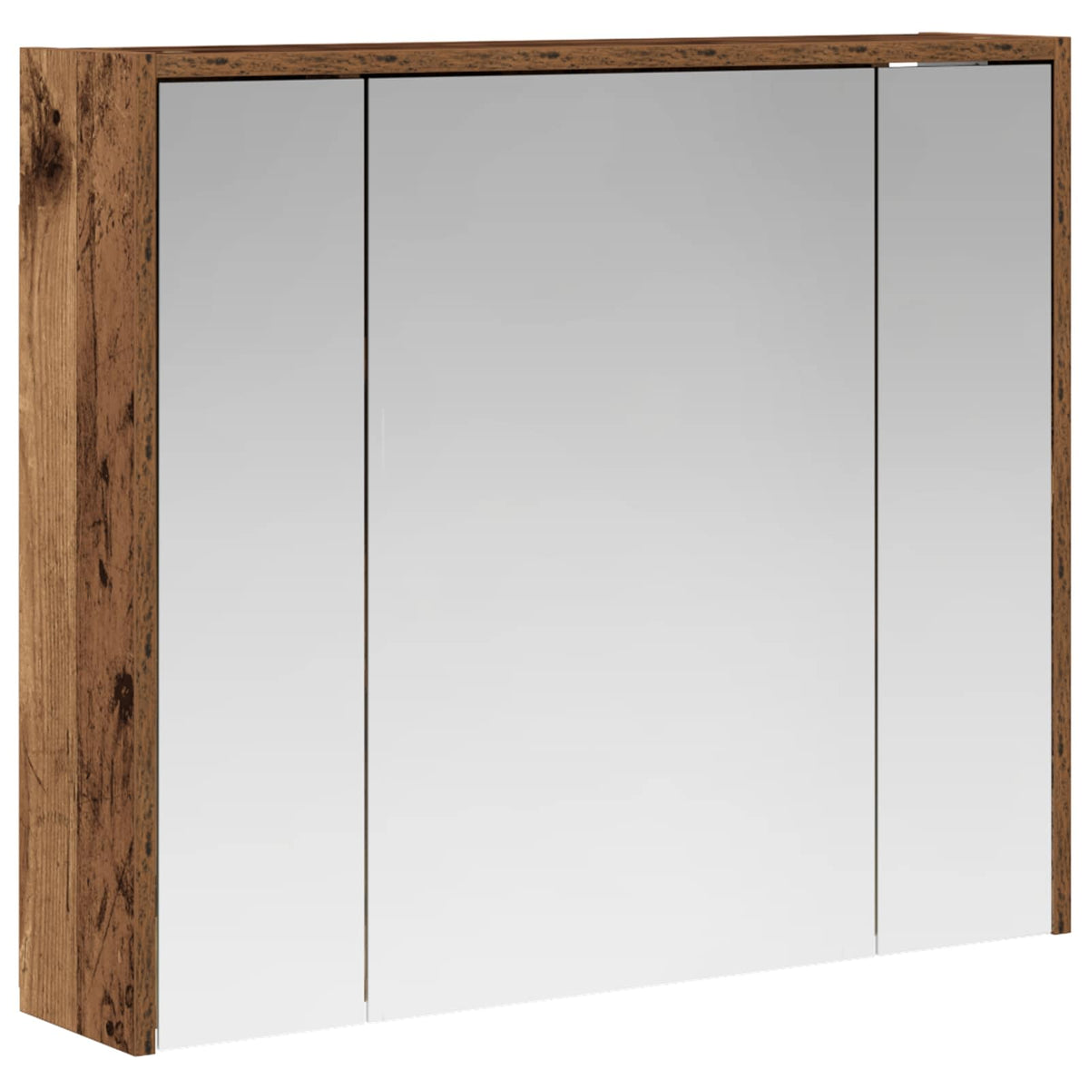 Bathroom Mirror Cabinet Old Wood 73.5 x 16 x 62.5 cm