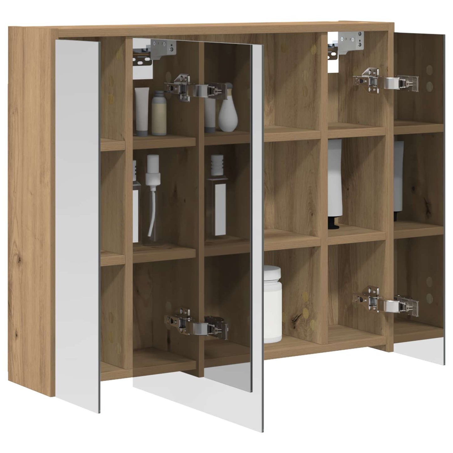 Bathroom Mirror Cabinet Artisian Oak 73.5 x 16 x 62.5 cm