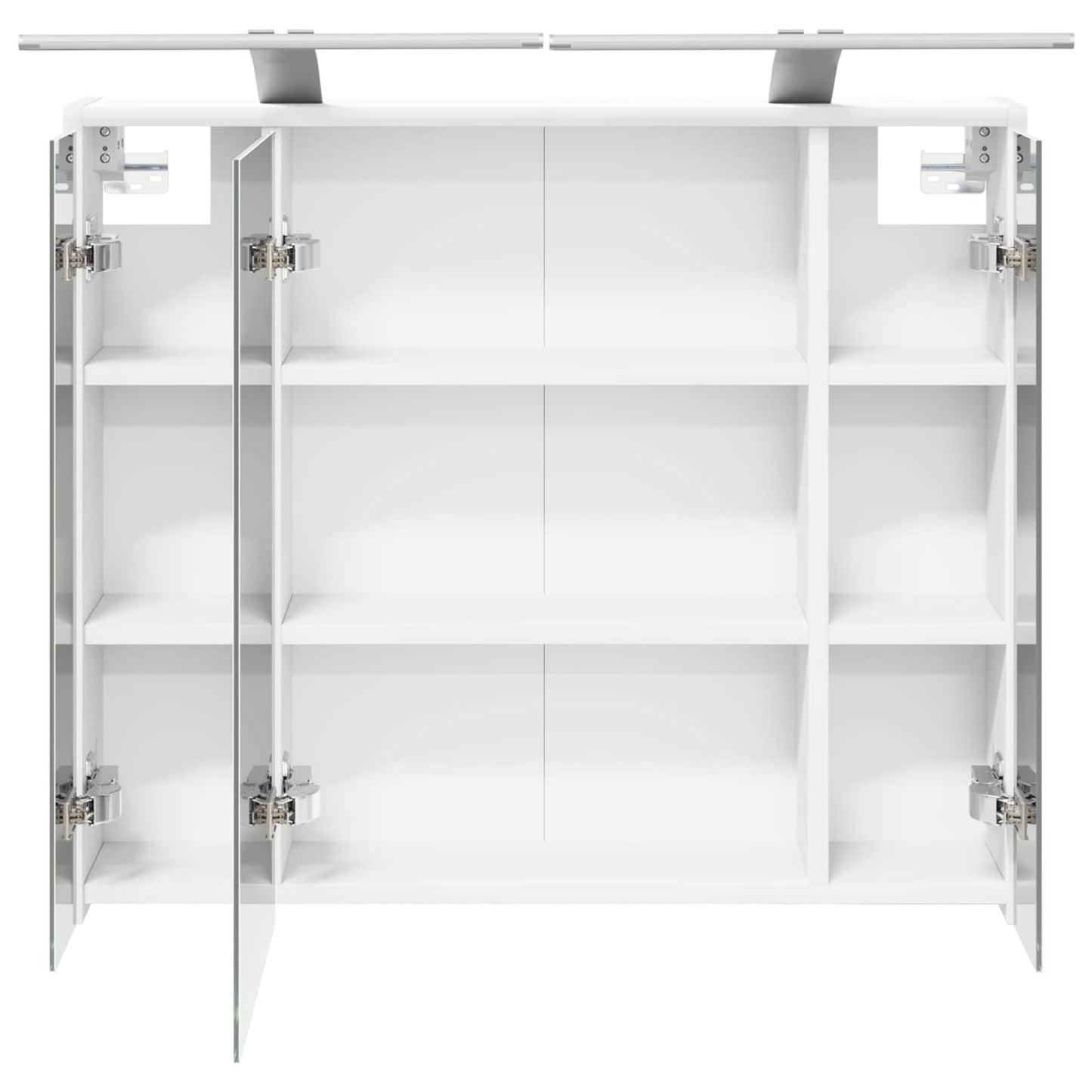 Bathroom Mirror Cabinet White 73.5 x 16 x 62.5 cm