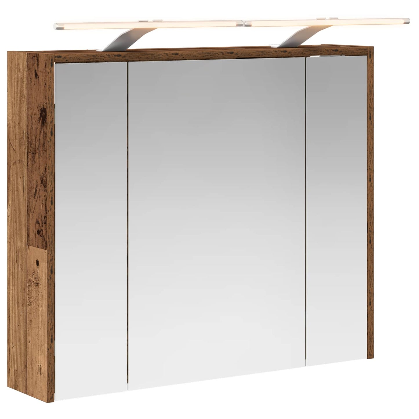 Bathroom Mirror Cabinet Old Wood 73.5 x 16 x 62.5 cm