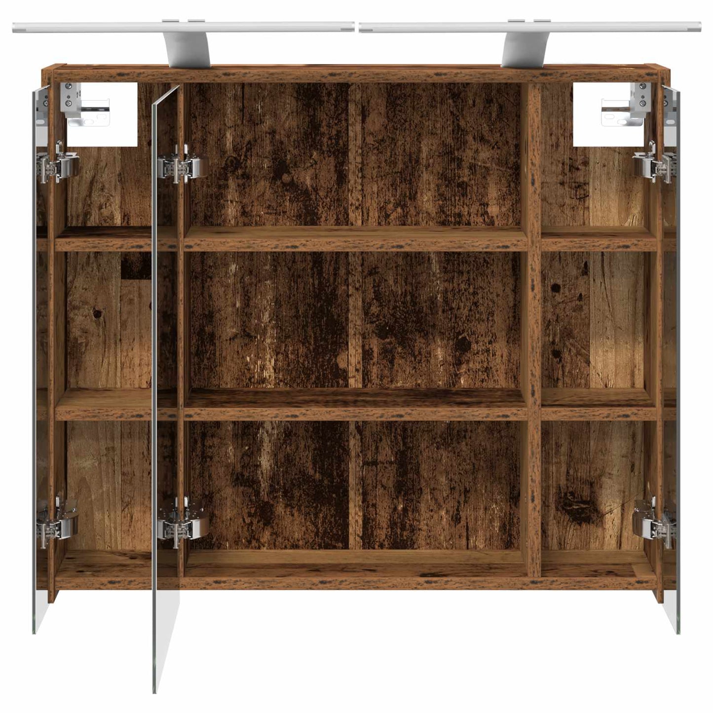 Bathroom Mirror Cabinet Old Wood 73.5 x 16 x 62.5 cm