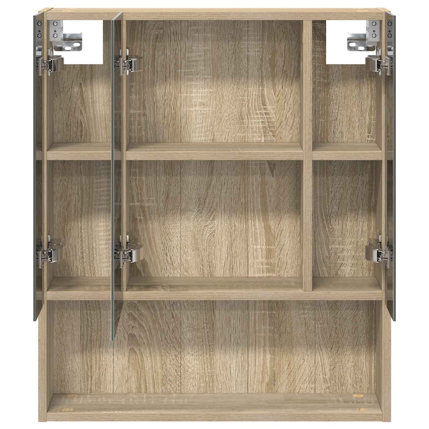 Bathroom Mirror Cabinet Sonoma Oak 60 x 14.5 x 70 cm