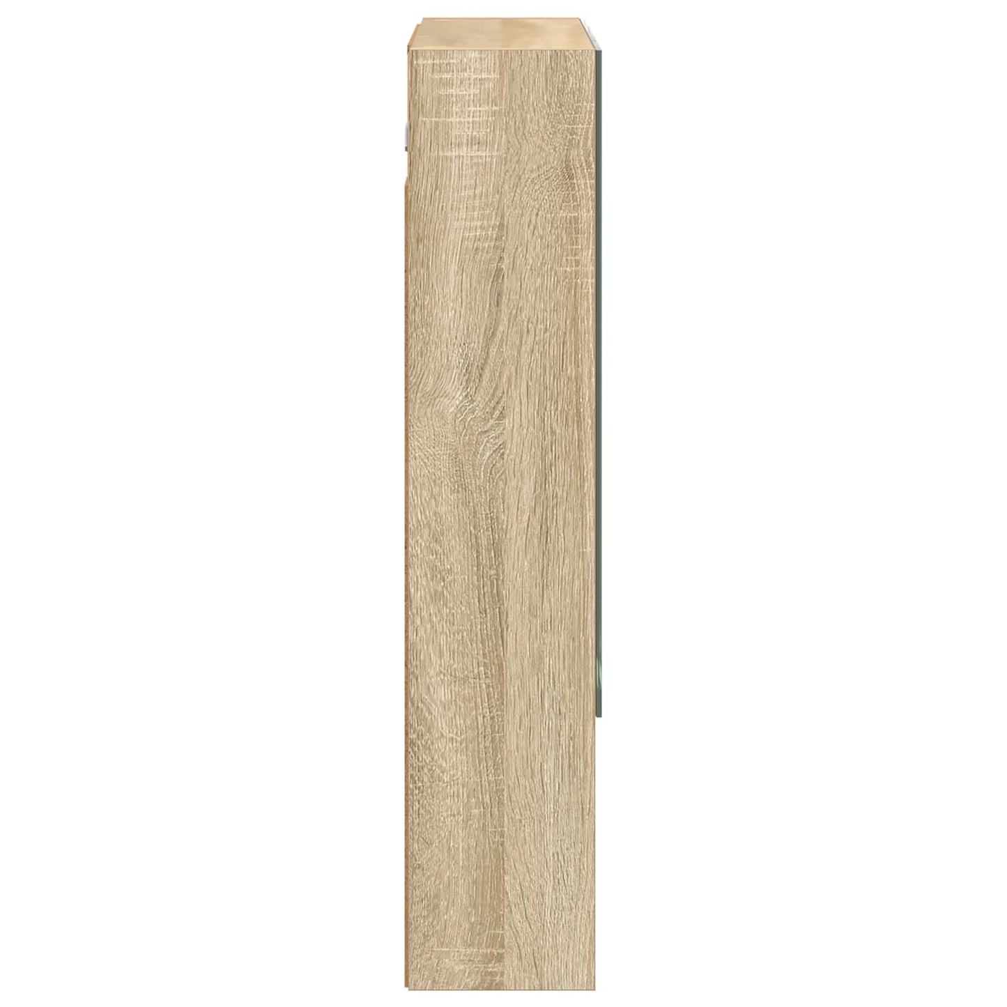 Bathroom Mirror Cabinet Sonoma Oak 60 x 14.5 x 70 cm