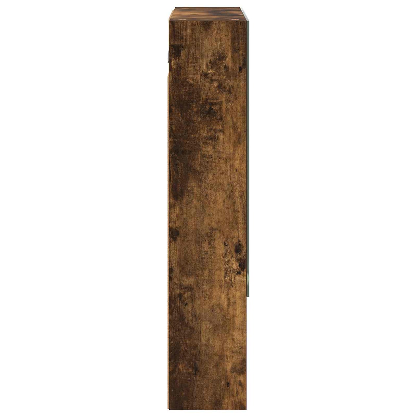 Bathroom Mirror Cabinet Smoked Oak 60 x 14.5 x 70 cm