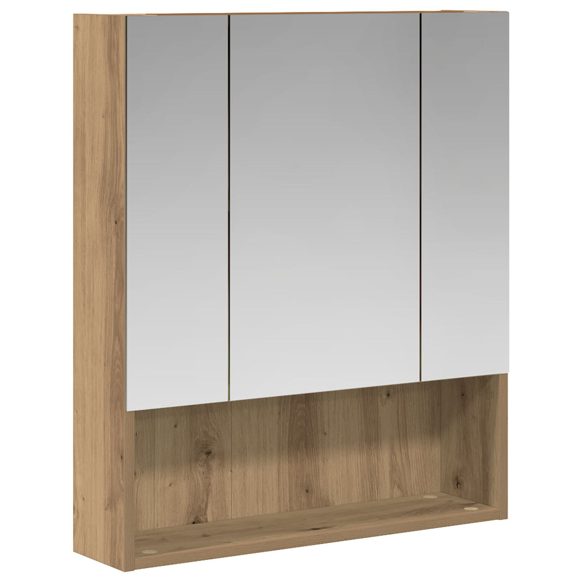 Bathroom Mirror Cabinet Artisan Oak 60 x 14.5 x 70 cm
