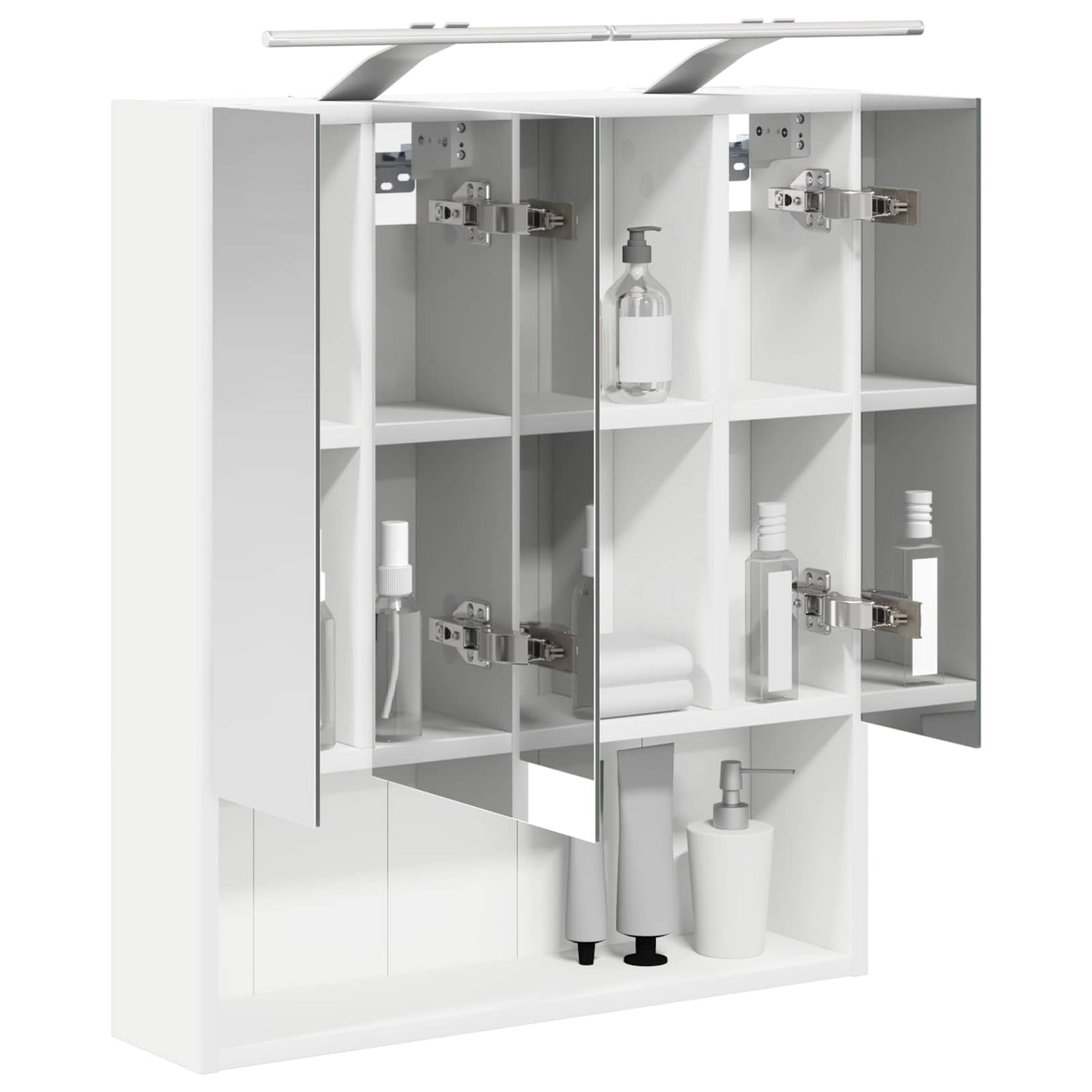 Bathroom Mirror Cabinet White 60 x 14.5 x 70 cm Engineered wood