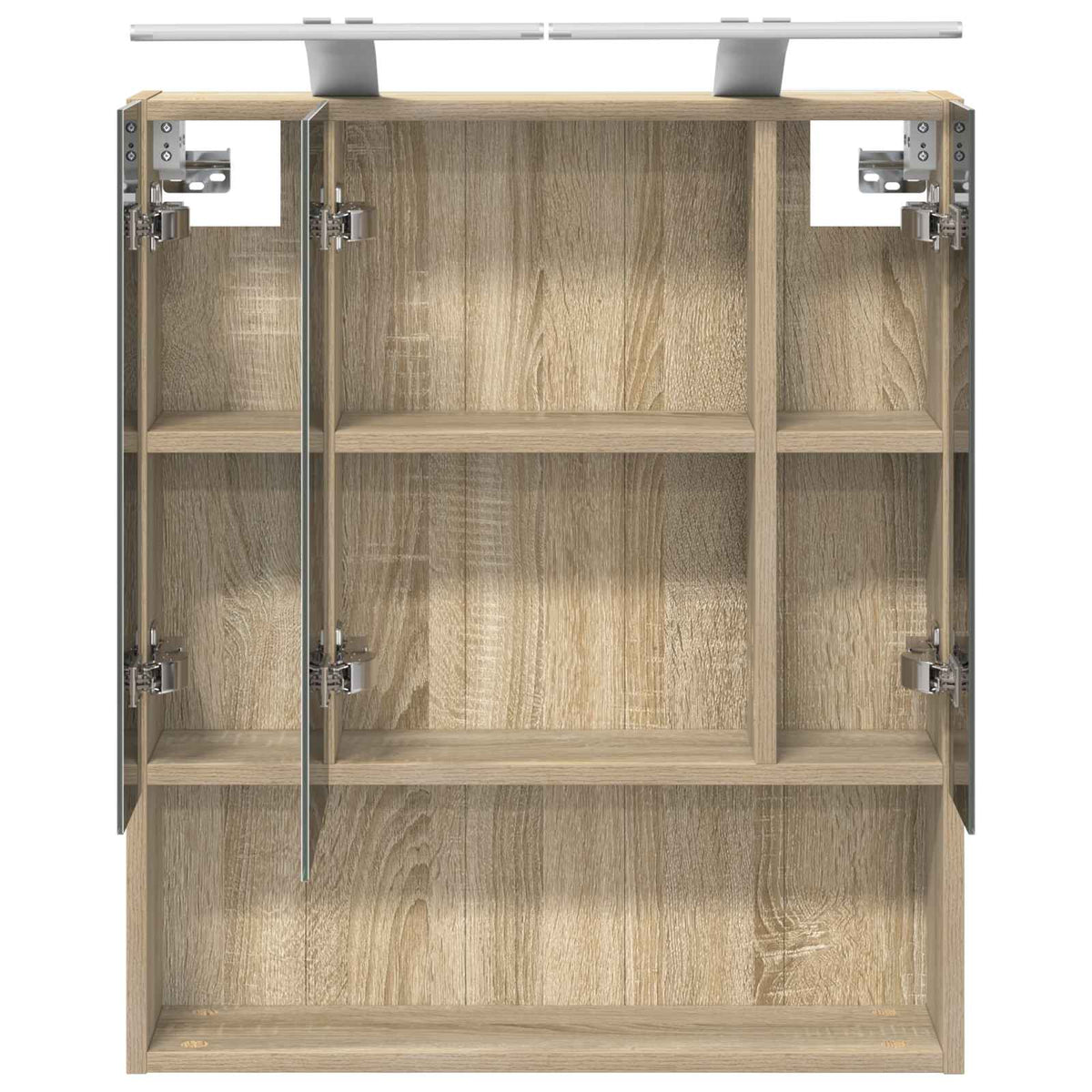 Bathroom Mirror Cabinet Sonoma Oak 60 x 14.5 x 70 cm
