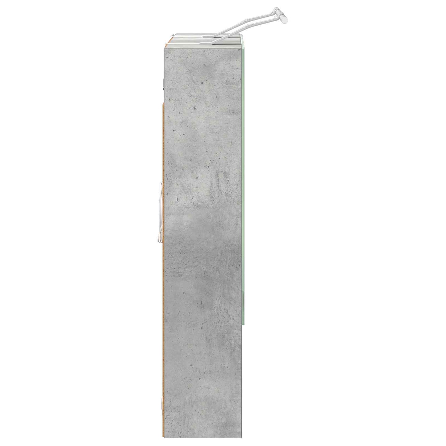 Bathroom Mirror Cabinet Concrete Grey 60 x 14.5 x 70 cm