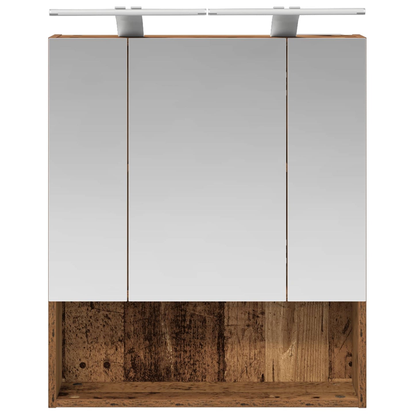 Bathroom Mirror Cabinet Old Wood 60 x 14.5 x 70 cm