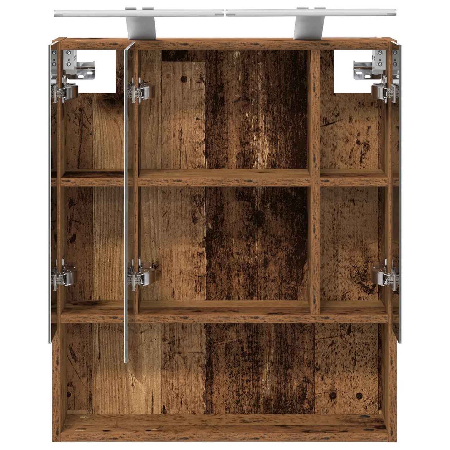 Bathroom Mirror Cabinet Old Wood 60 x 14.5 x 70 cm