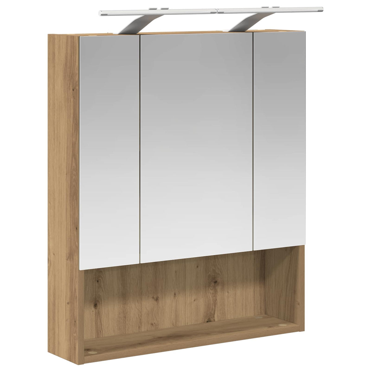 Bathroom Mirror Cabinet Artisian Oak 60 x 14.5 x 70 cm